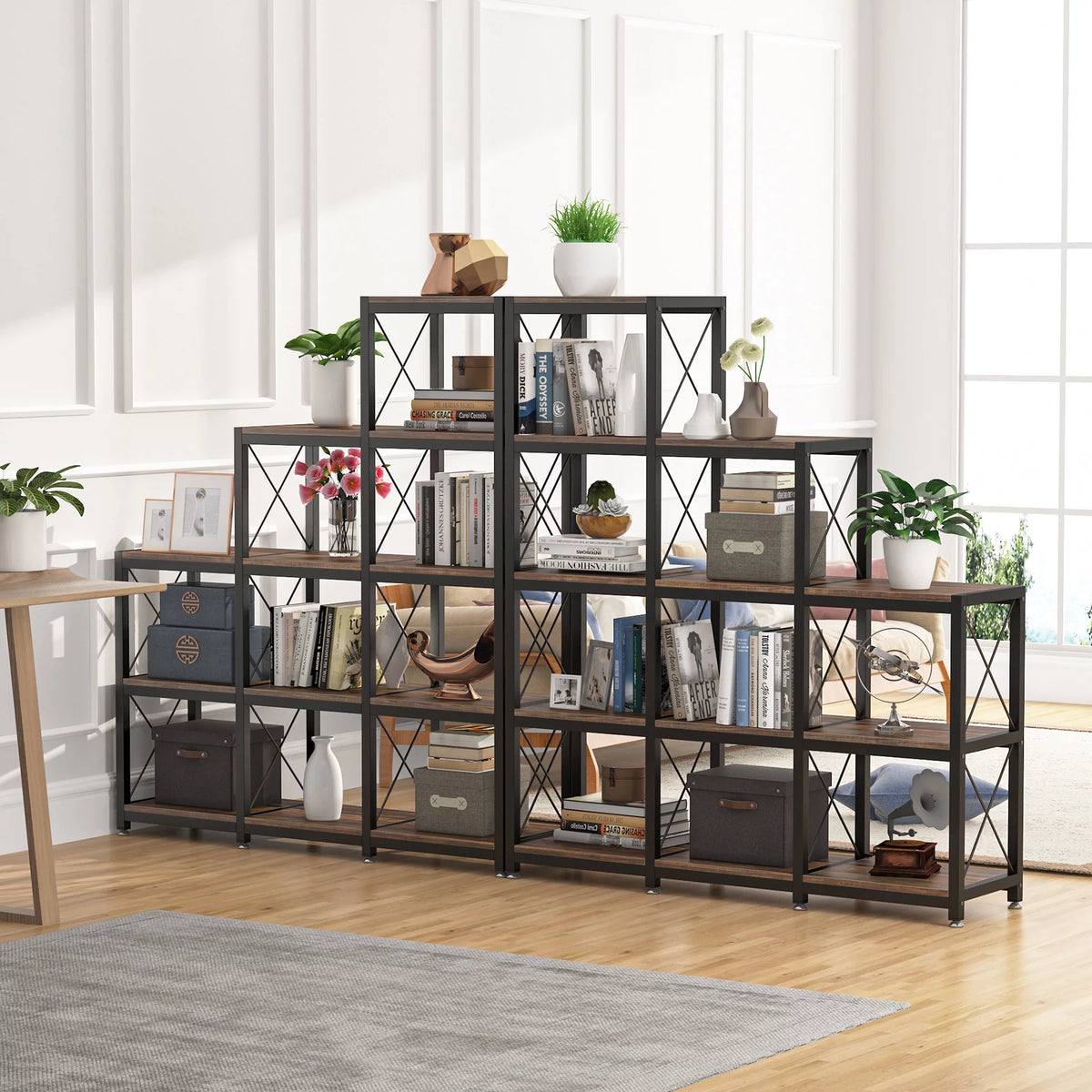 12 Shelves Etagere Bookcase N5793