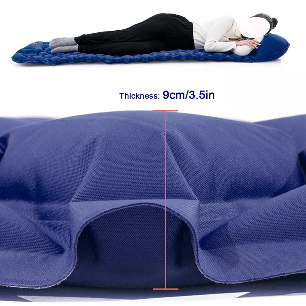 2 Person Waterproof Camping Mat with Air Pillow G10669