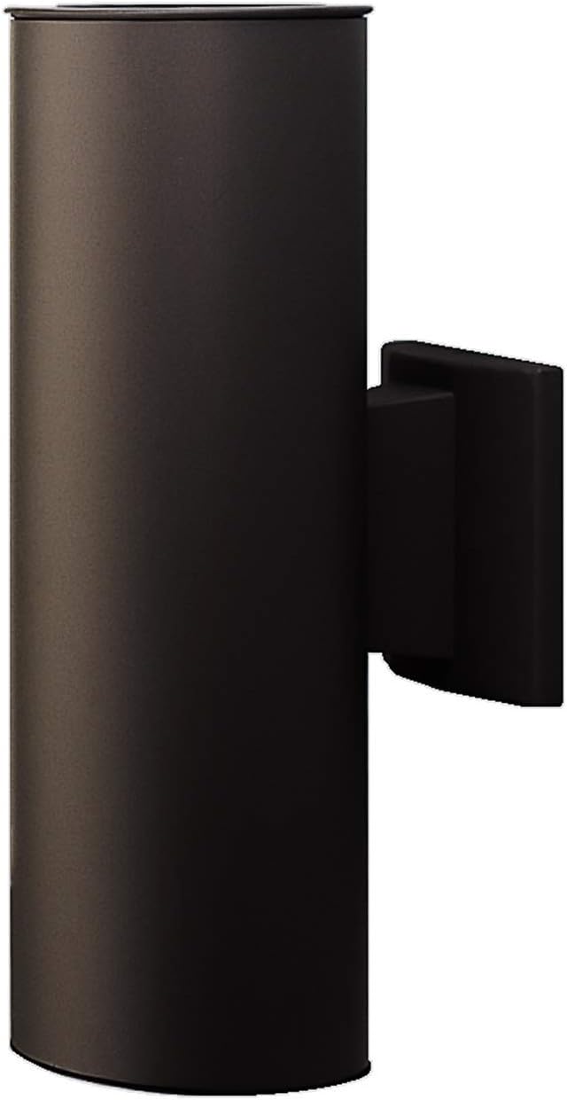 12 inch Bronze Up and Down Cylindrical Bullet Light N40416