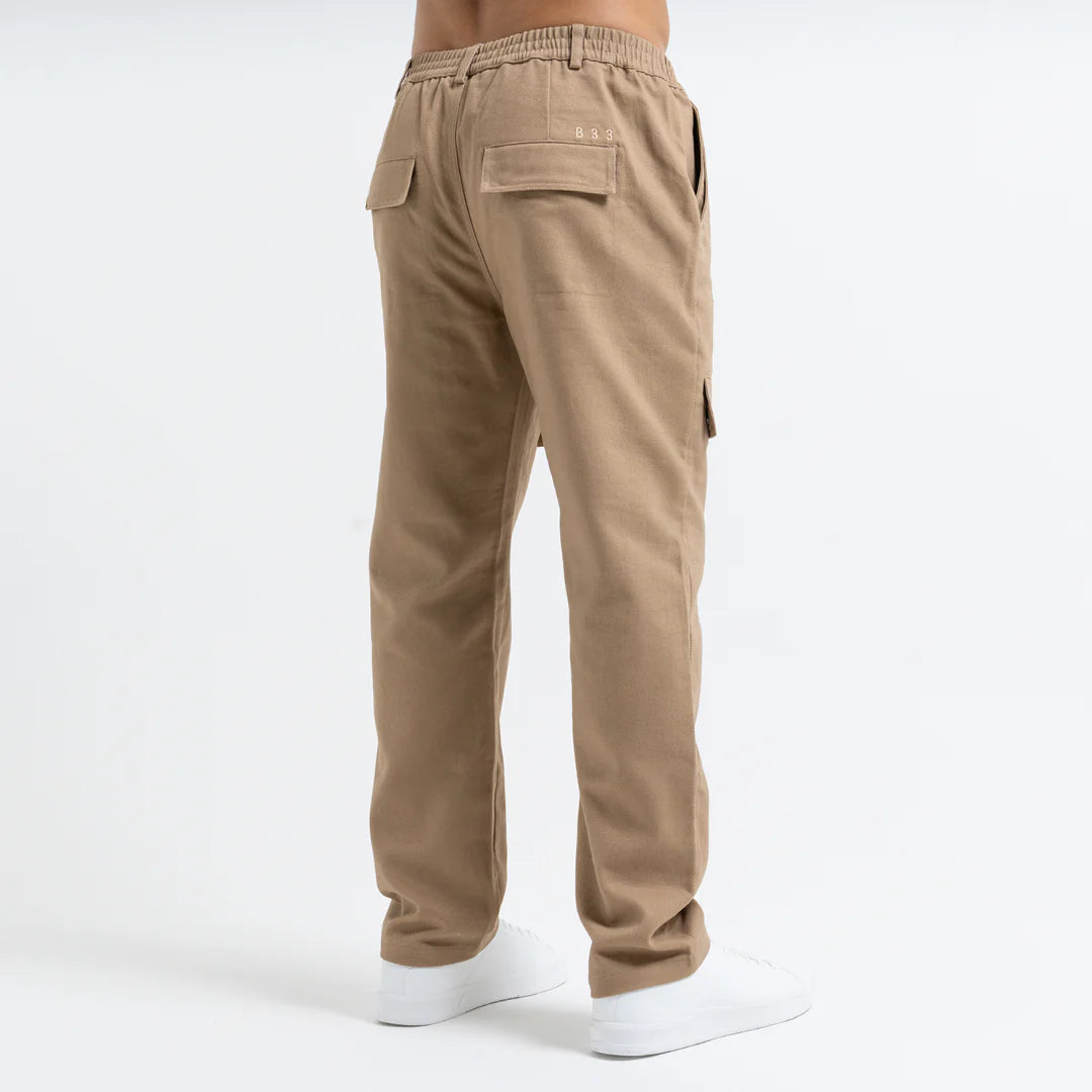 Taupe Cargo Pant F8173