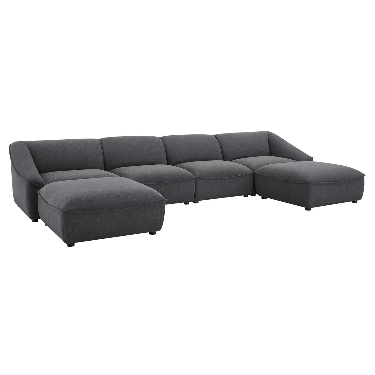 Charcoal 6-Piece Living Room Set W806