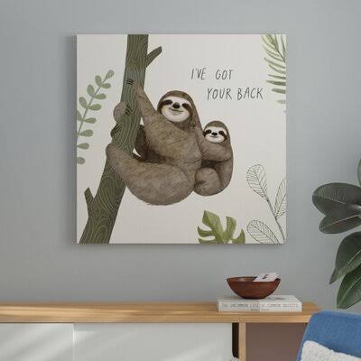 Canvas Painting with Gold Frame A56269