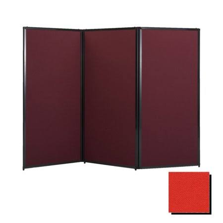 Red Fabric Privacy Screen H16818