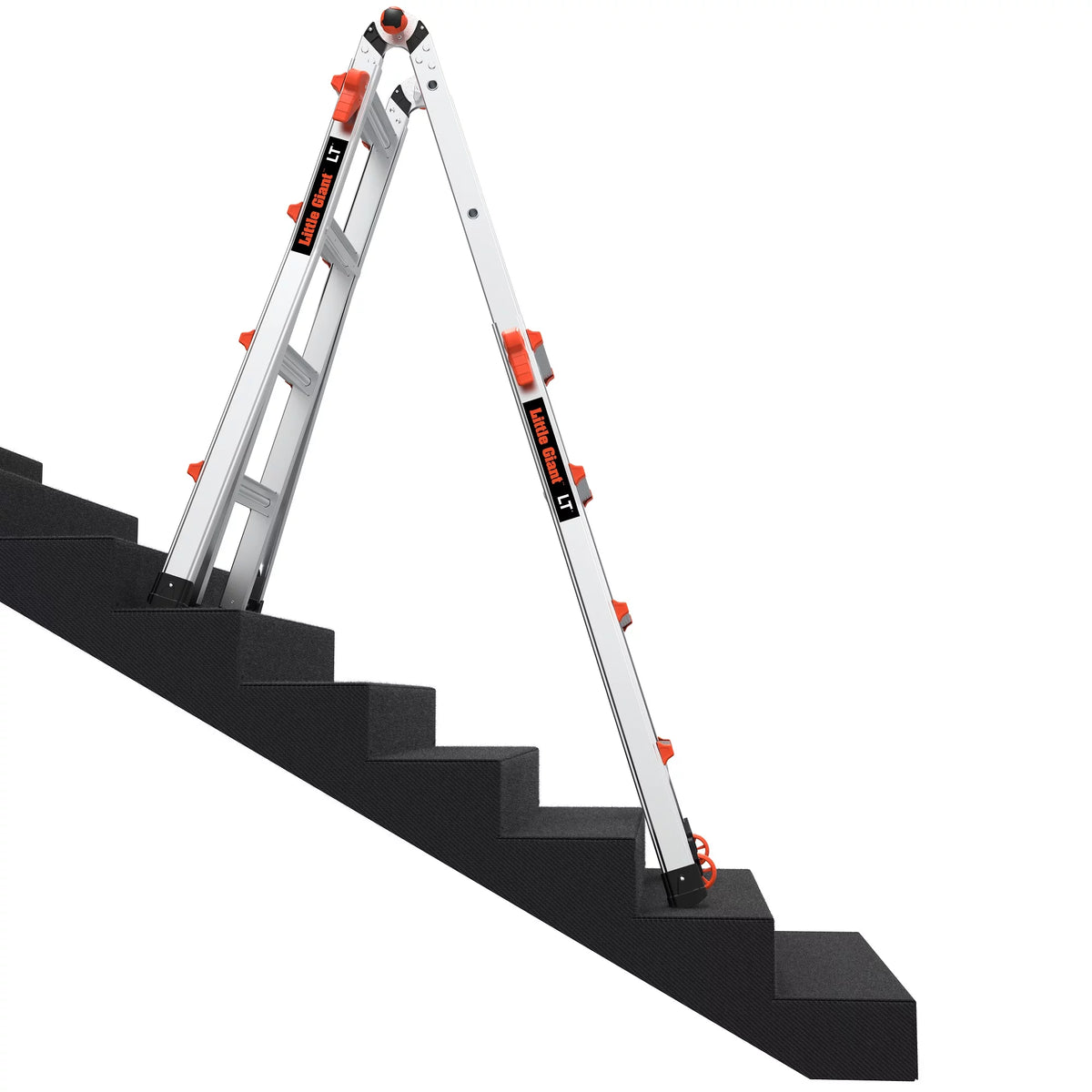 Aluminum Multi-Use Ladder with Wheels G69880