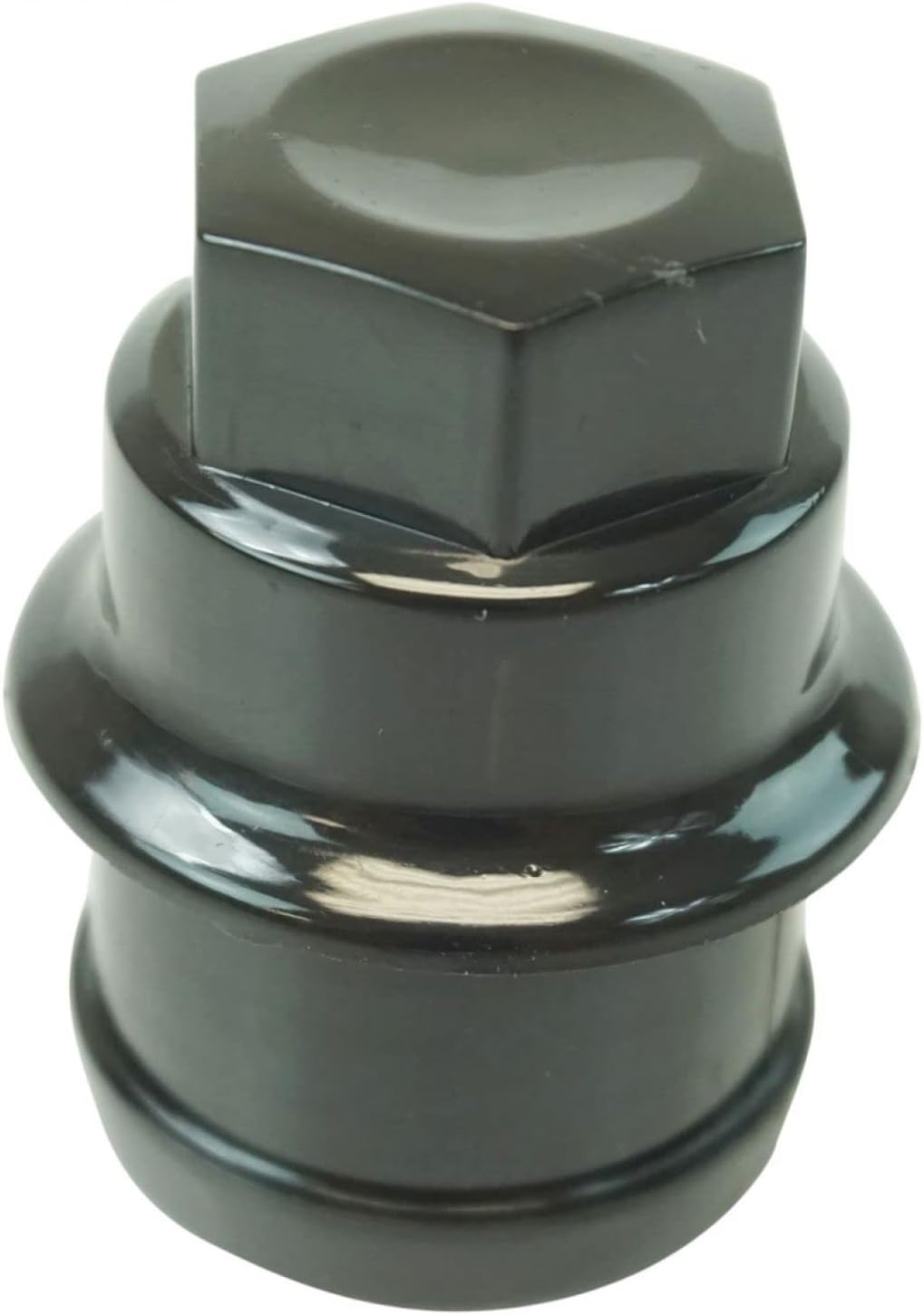 Black Plastic Wheel Lug Nut Cap Set of 32 P649