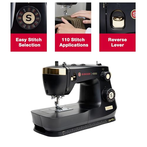 Heavy Duty 500 Classic Sewing Machine with Accessory Kit, 23 Built-In Stitches, Full Metal Frame B50023
