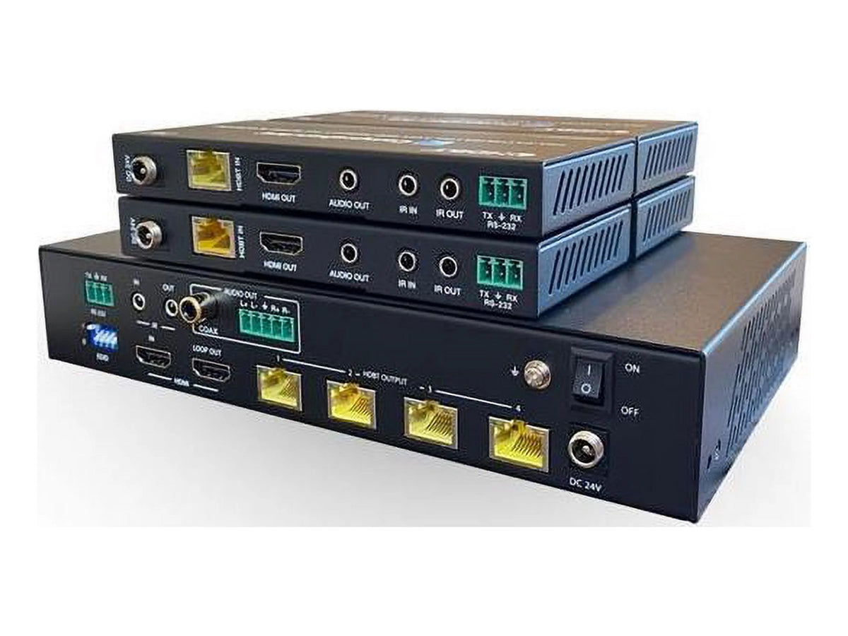 4K UHD HDMI to HDBaset Distribution Amplifier F244