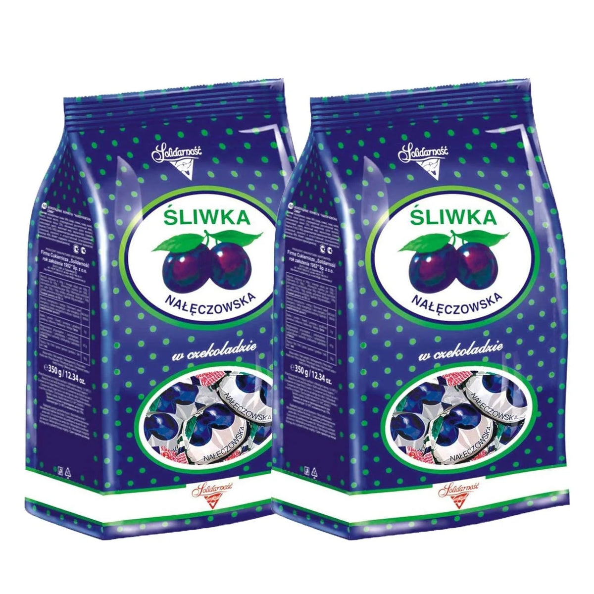 Dark Chocolate Candied Plums Pack Of 2 M63912