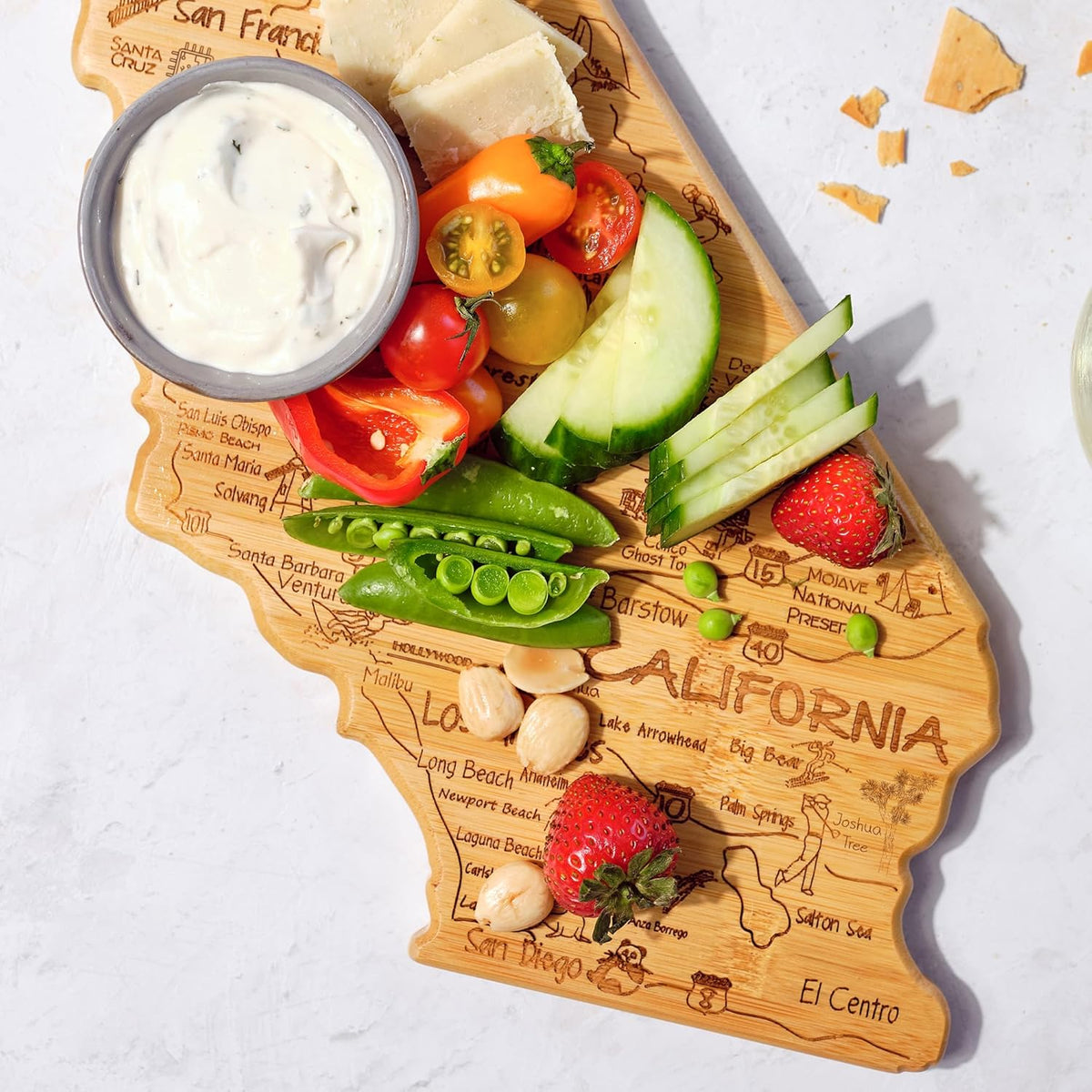 California State Shaped Serving and Cutting Board H58661