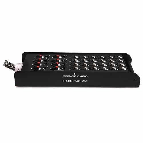 24 Channel 150 Foot Snake Cable with XLR and TRS Returns W236636