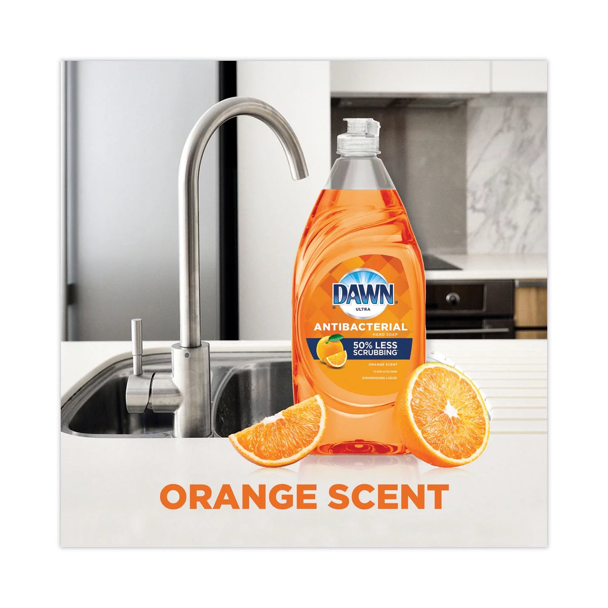 Antibacterial Dishwashing Liquid Orange Scent 38 oz Z35032