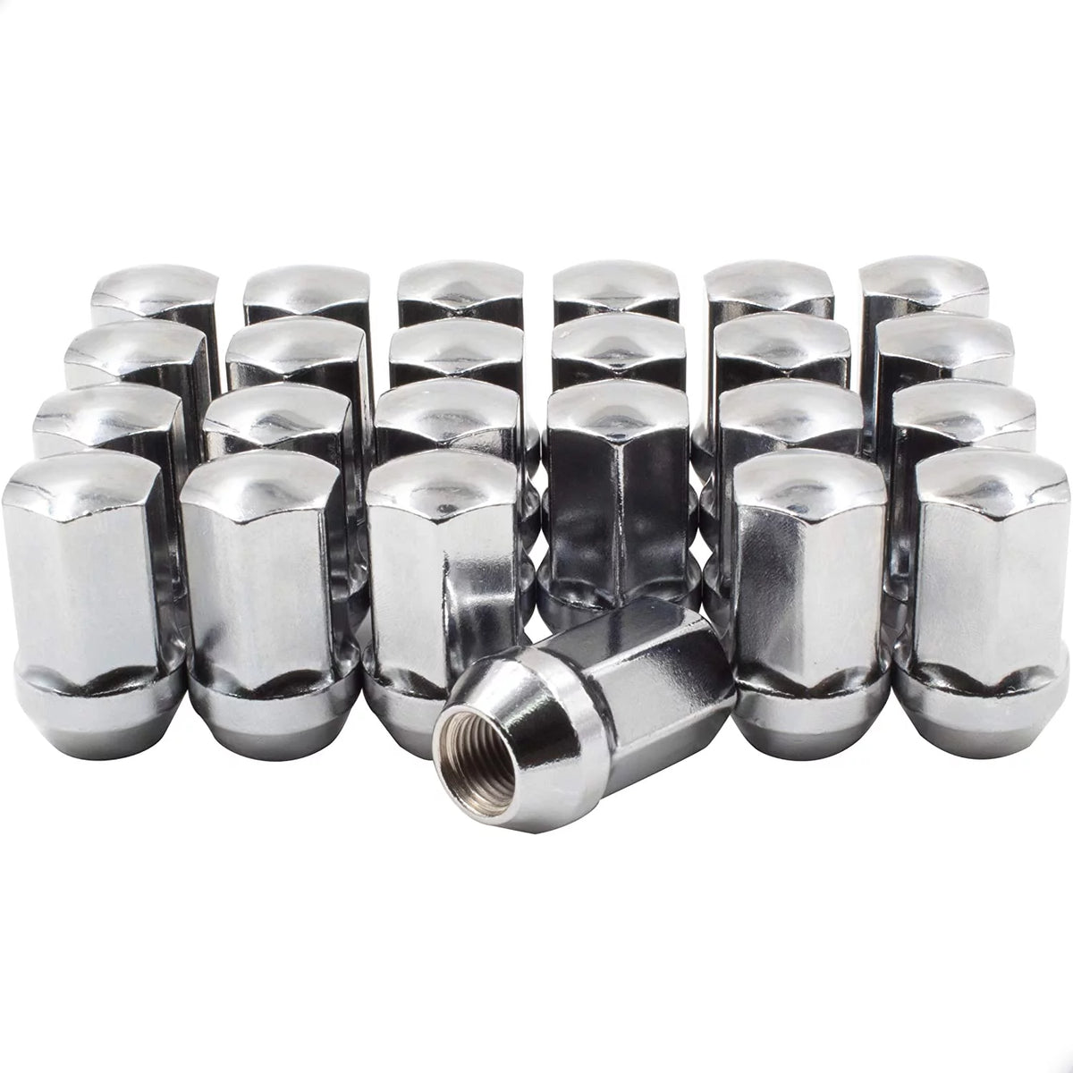 24 Pcs 14mm 1.50 Chrome Lug Nuts X324