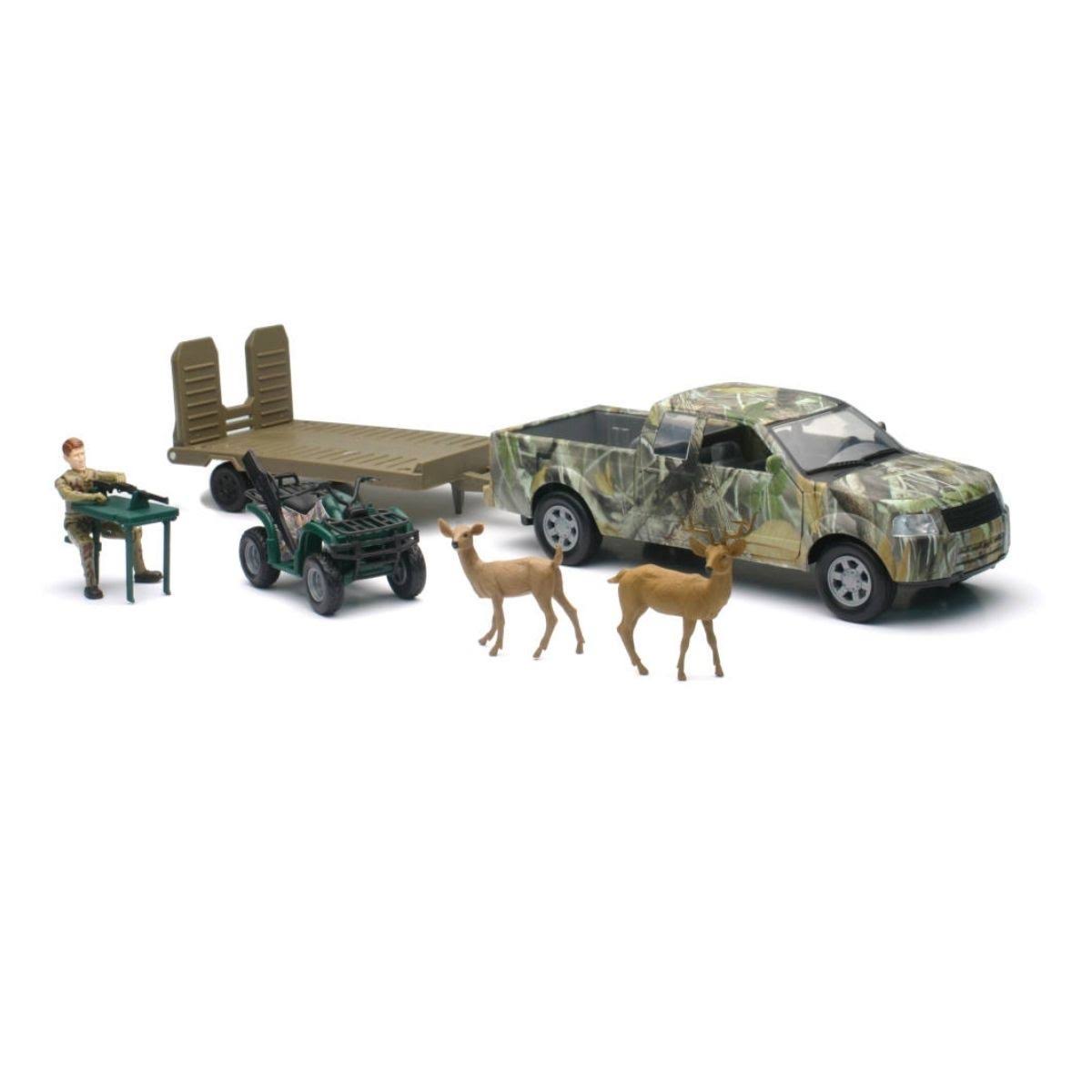 Camo Pick Up Truck with Jon Boat Set J654311