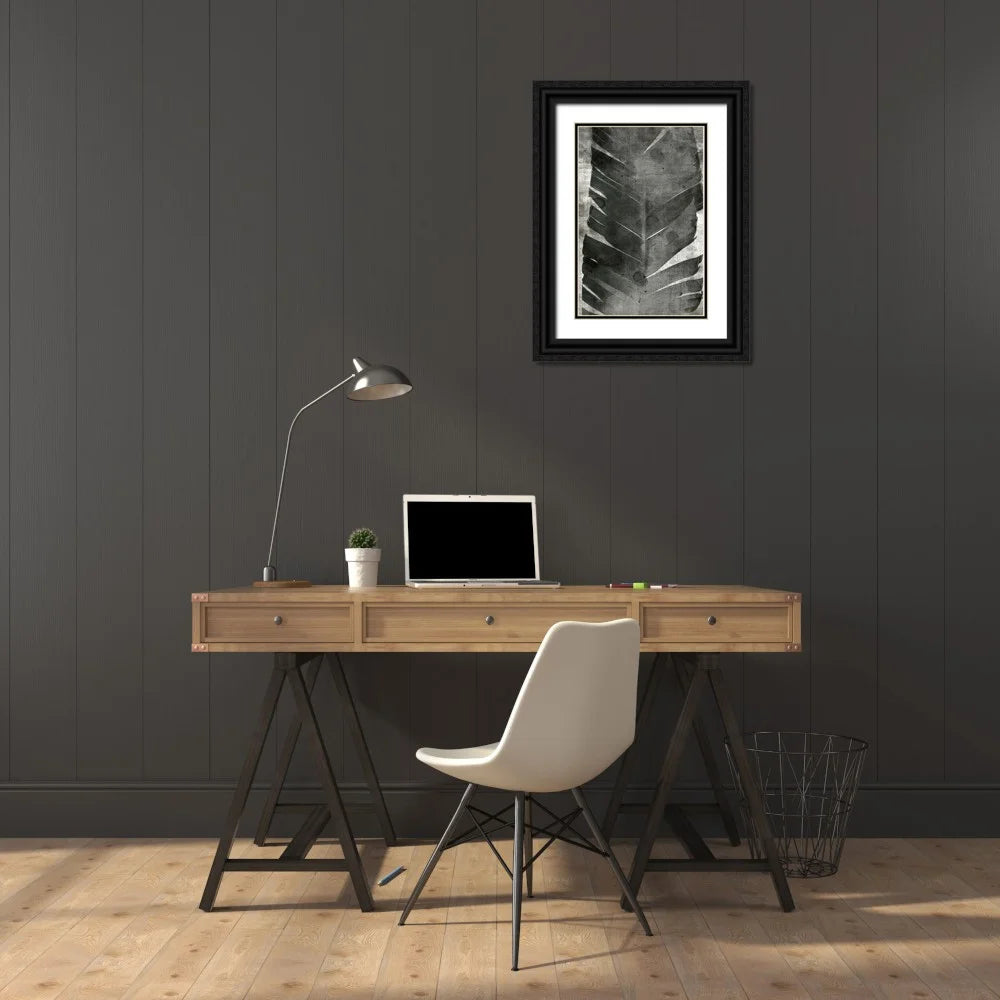 Black Ornate Wood Framed Museum Art Print H86683