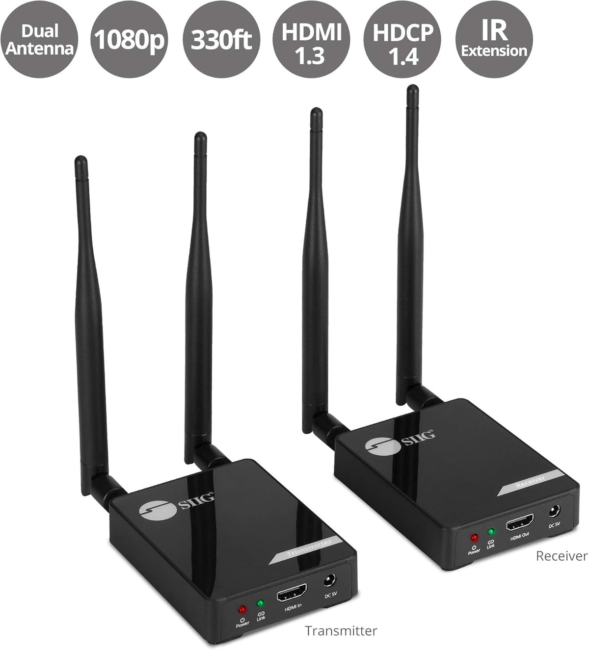 330ft 1080p Wireless HDMI Extender with IR E6798