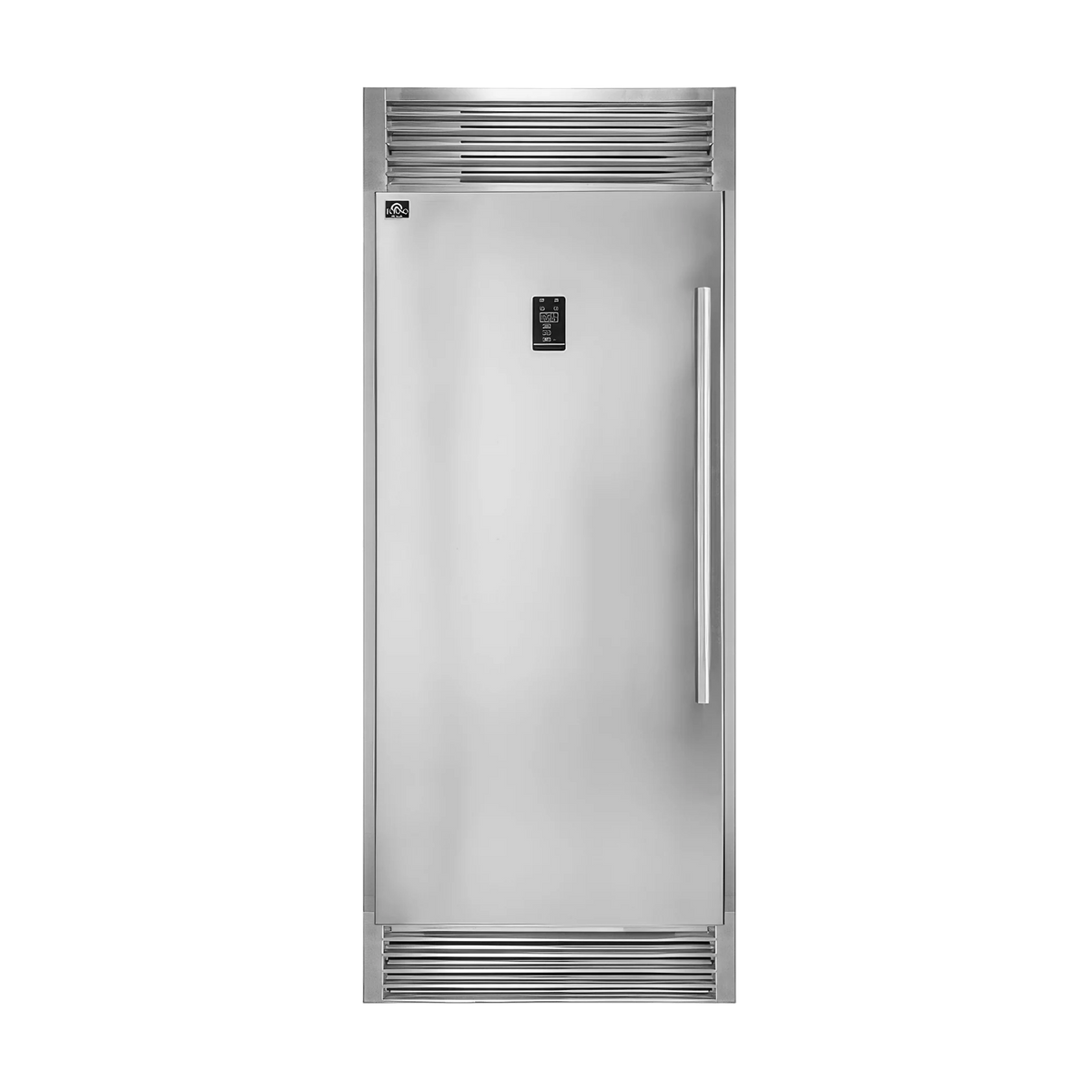 32 Dual Combination Refrigerator/Freezer in Stainless Steel with Trim Kit E19314
