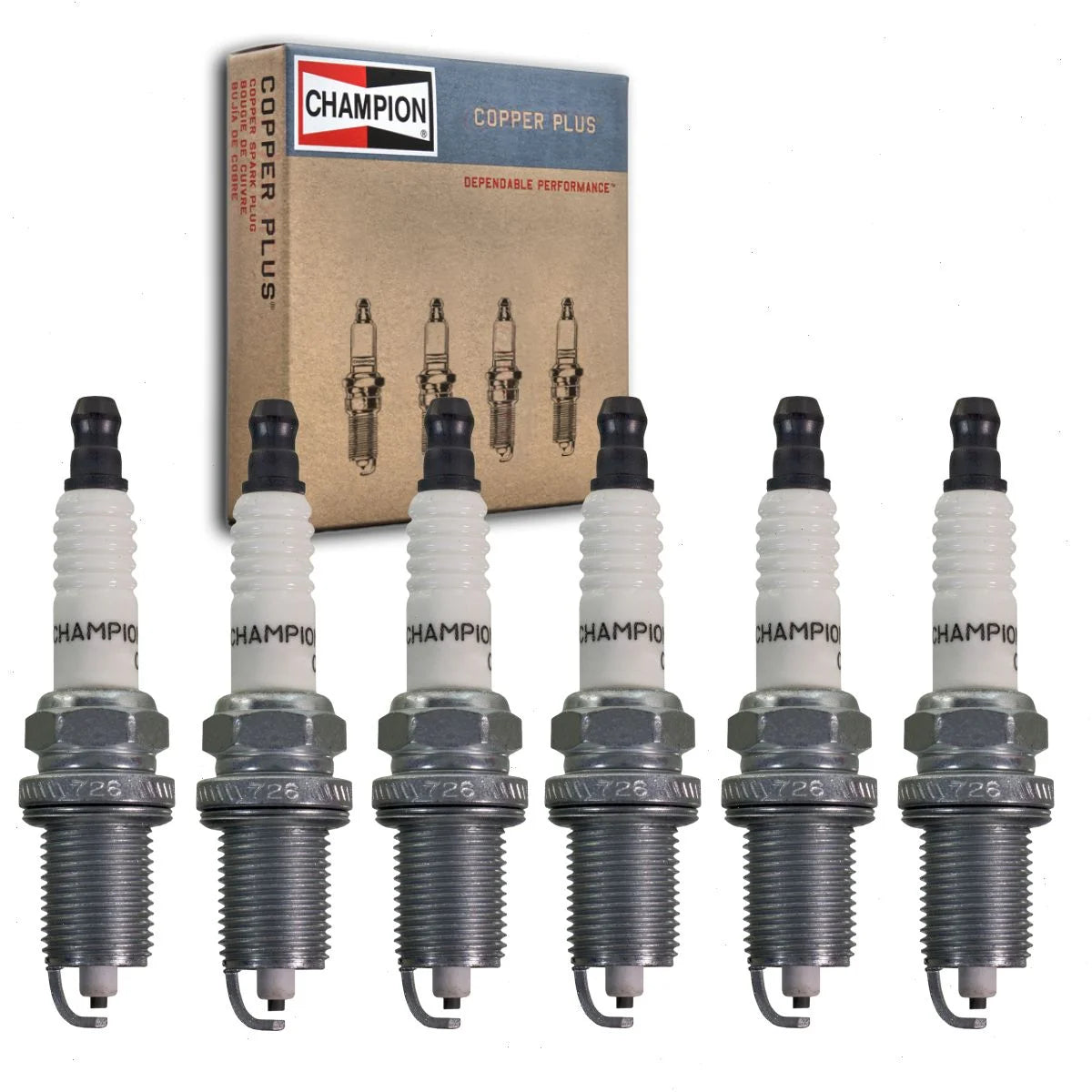 6 pc Copper Plus Spark Plugs O263092