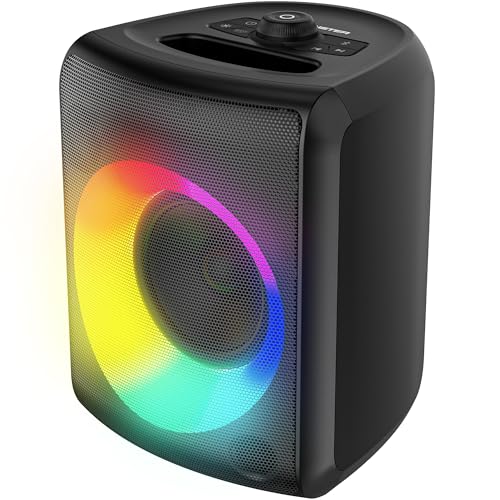 60W Portable Bluetooth Speaker with RGB Lighting J420
