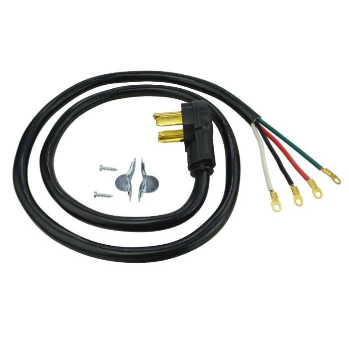4 Feet 30 Amp 4-Wire Dryer Cord (2 Pack) B812270