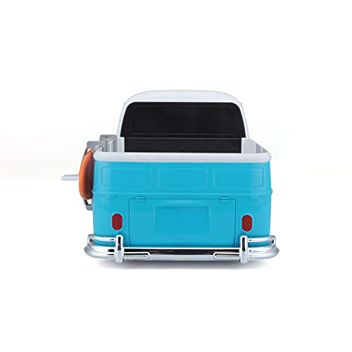 1:16 Scale 2.4 GHz R/C Pick-up with Surfboard, Blue with White P231344