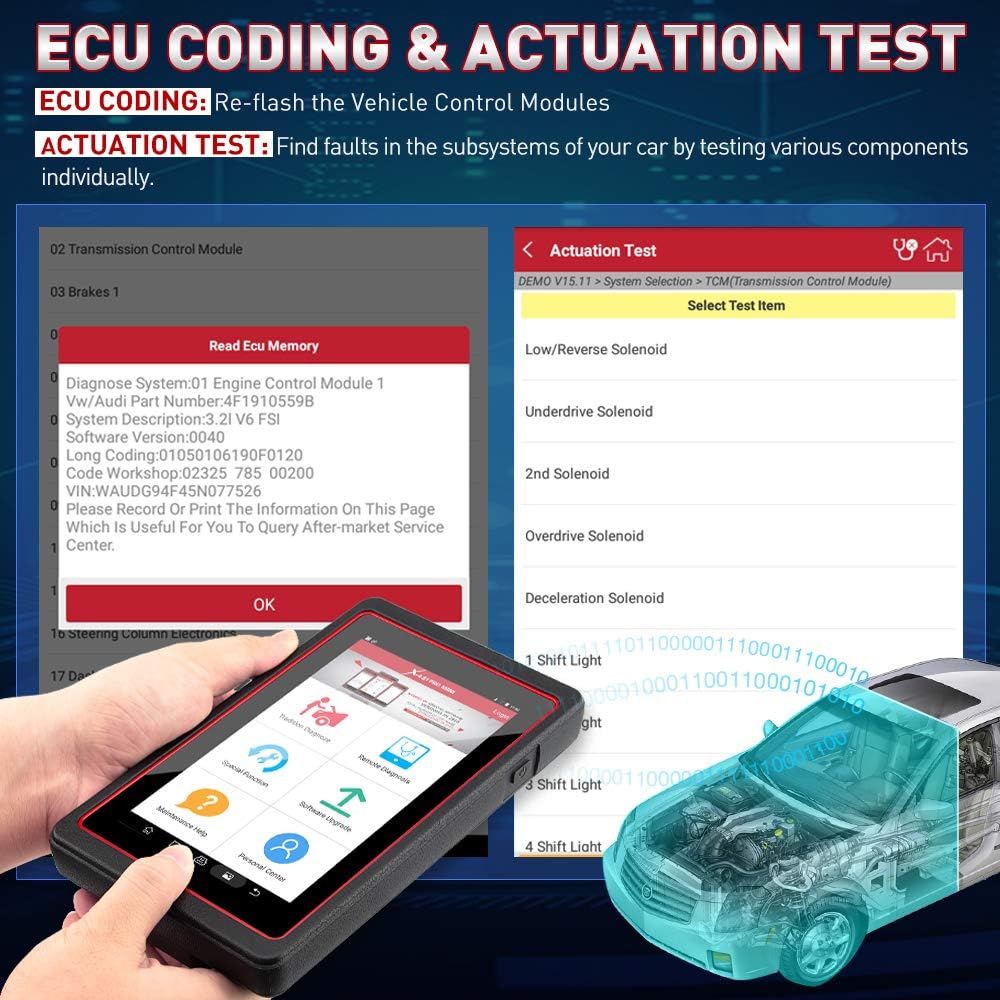 Bi-Directional Full System Automotive Scan Tool D752338