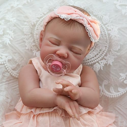 20 Inch Lifelike Reborn Baby Doll with Soft Weighted Cloth Body M3109