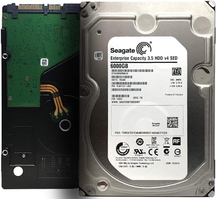 6TB 7200RPM SATA 3.5in Internal Hard Drive F73393