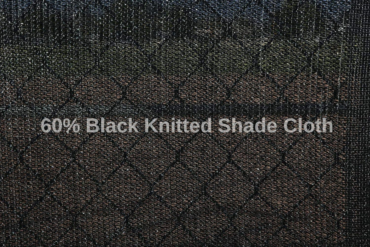 5'10 x 100 ft. Black 60% Shade Cloth N30643