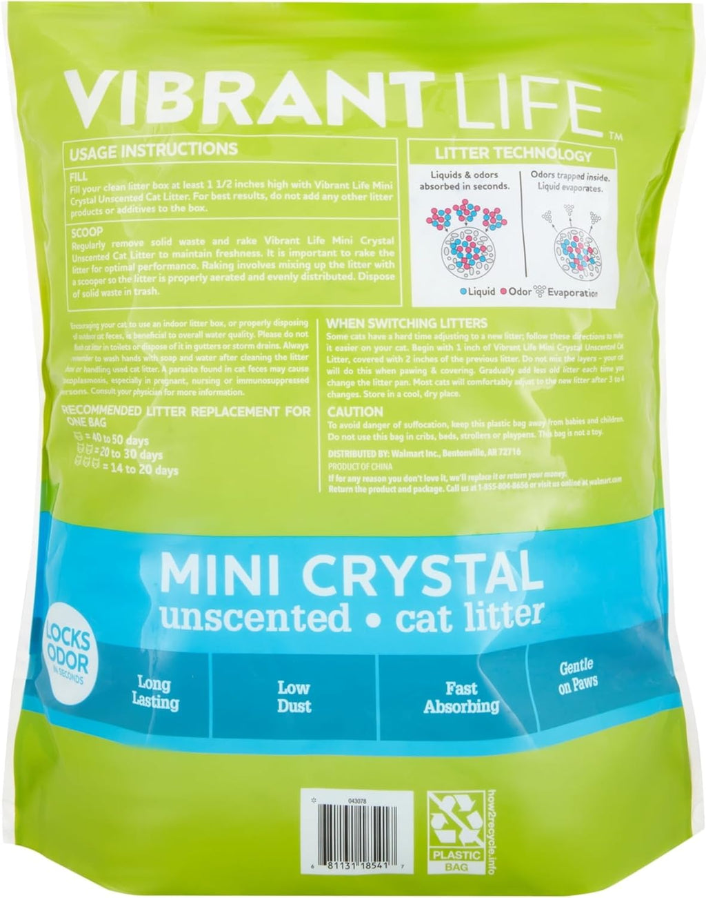 Mini Crystal Unscented Cat Litter, 8 lb R4040