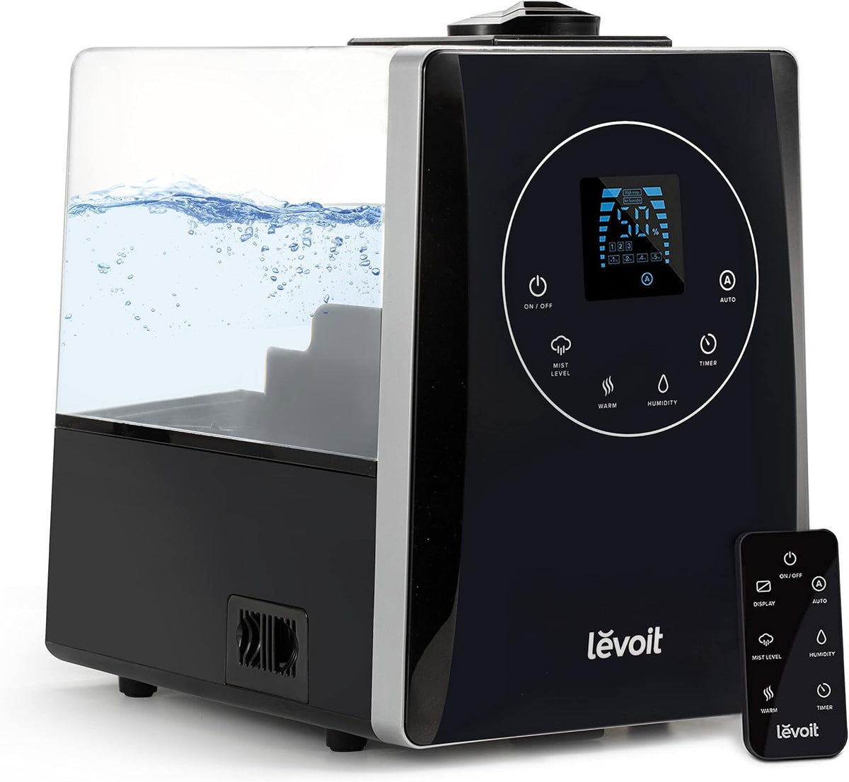 Air Purifier and Ultrasonic Humidifier Bundle with 3-in-1 Filter P4841