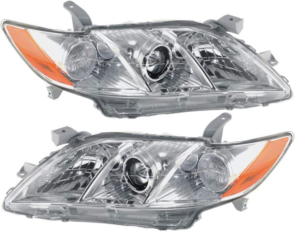 2007-2009 Toyota Camry Headlights Driver and Passenger Side Assembly D74436