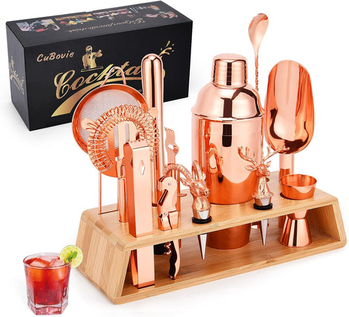 15 Piece Cocktail Shaker Set with Stand Z521