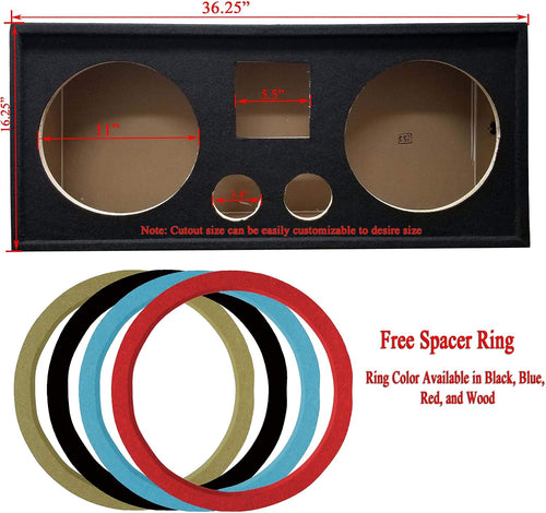 12 Speaker Enclosure Box with Spring Terminal P9852