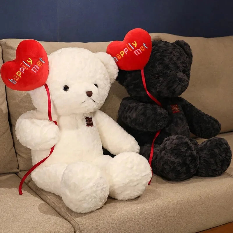 Black Teddy Bear Plush Toy 37cm M49962