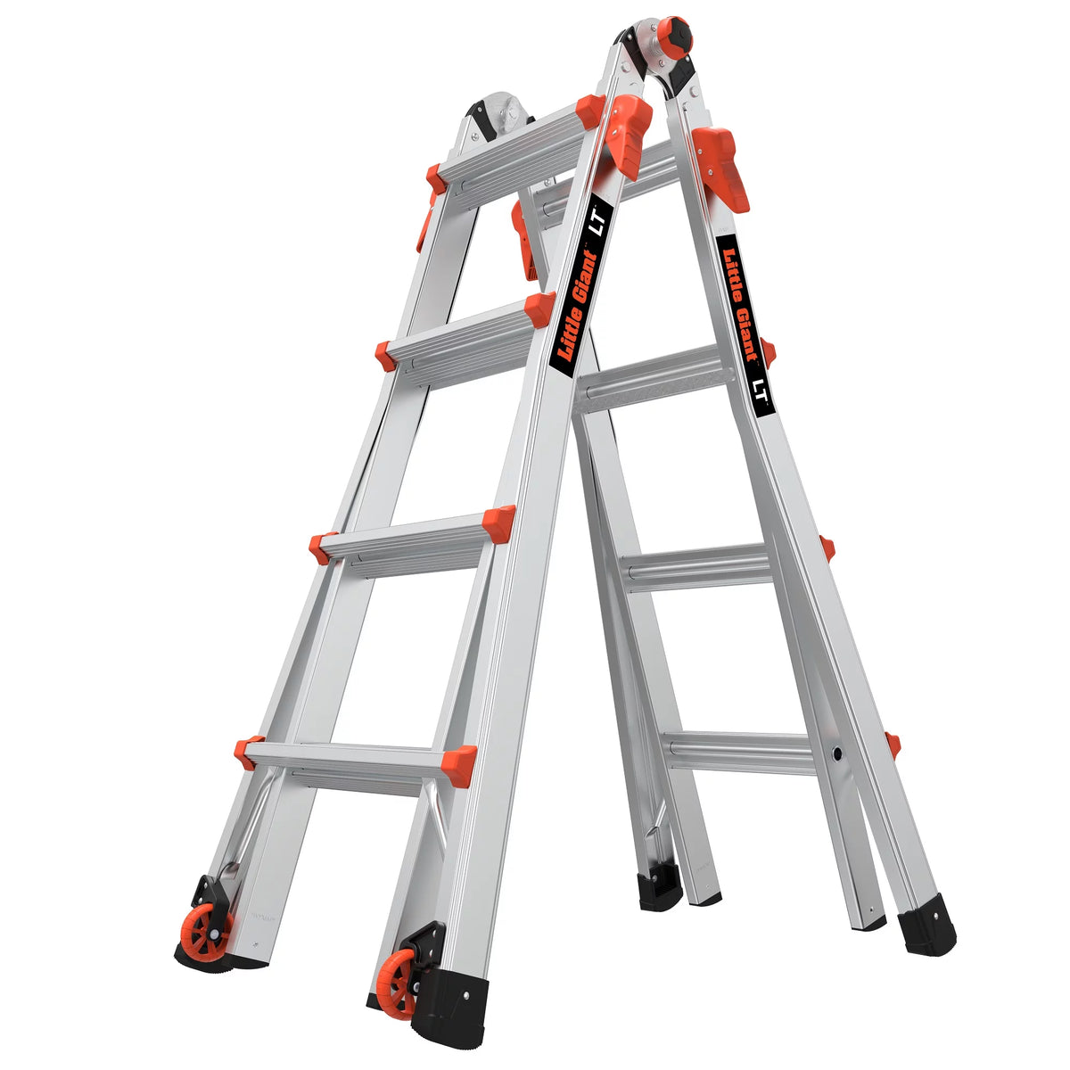 Aluminum Multi-Use Ladder with Wheels G69880