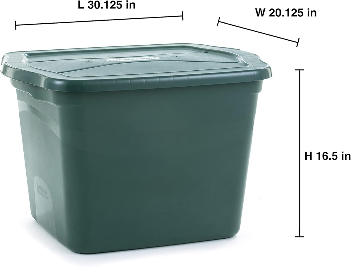 29 Gal Pack of 5 Stackable Storage Bins P34648