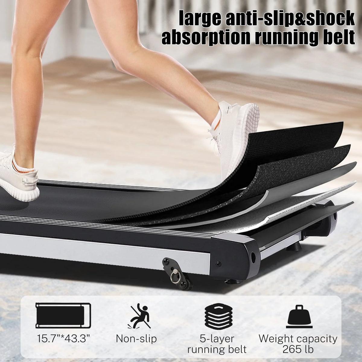 3.25HP Folding Treadmill with Incline V514961