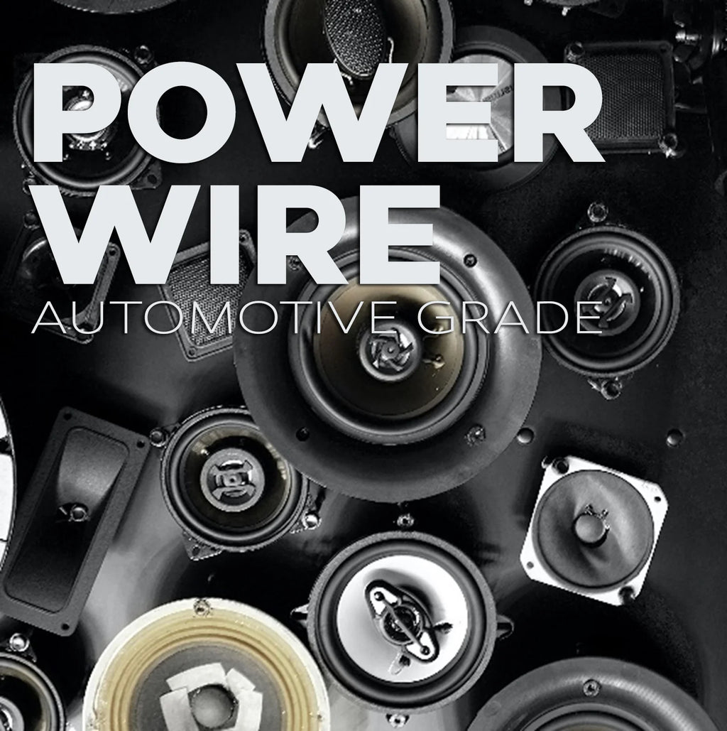 4Ga 50ft Black Red Translucent Car Power Ground Wire U419327