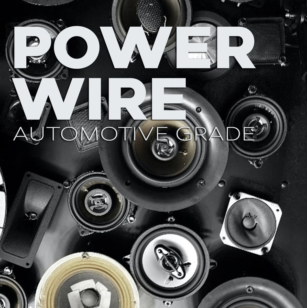 4Ga 50ft Black Red Translucent Car Power Ground Wire U419327