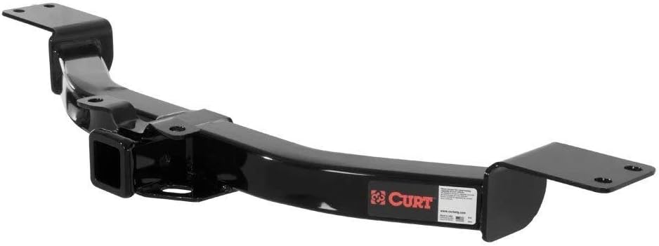 Class 3 Trailer Hitch with 2 Inch Receiver and Rubber Hitch Tube Cover Bundle C1005