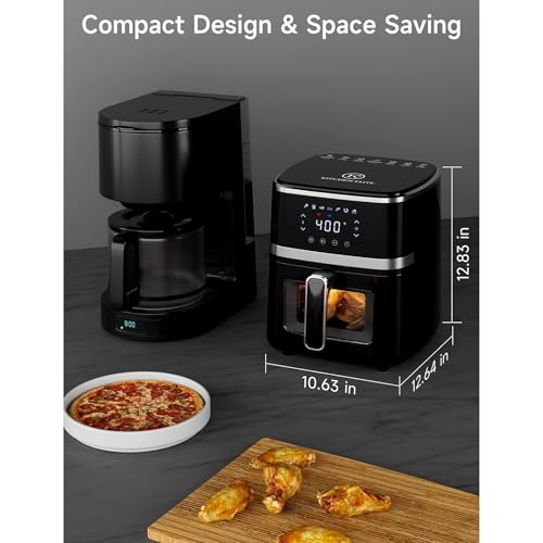 5.28 Quart Stainless Steel Digital Air Fryer Oven A4940
