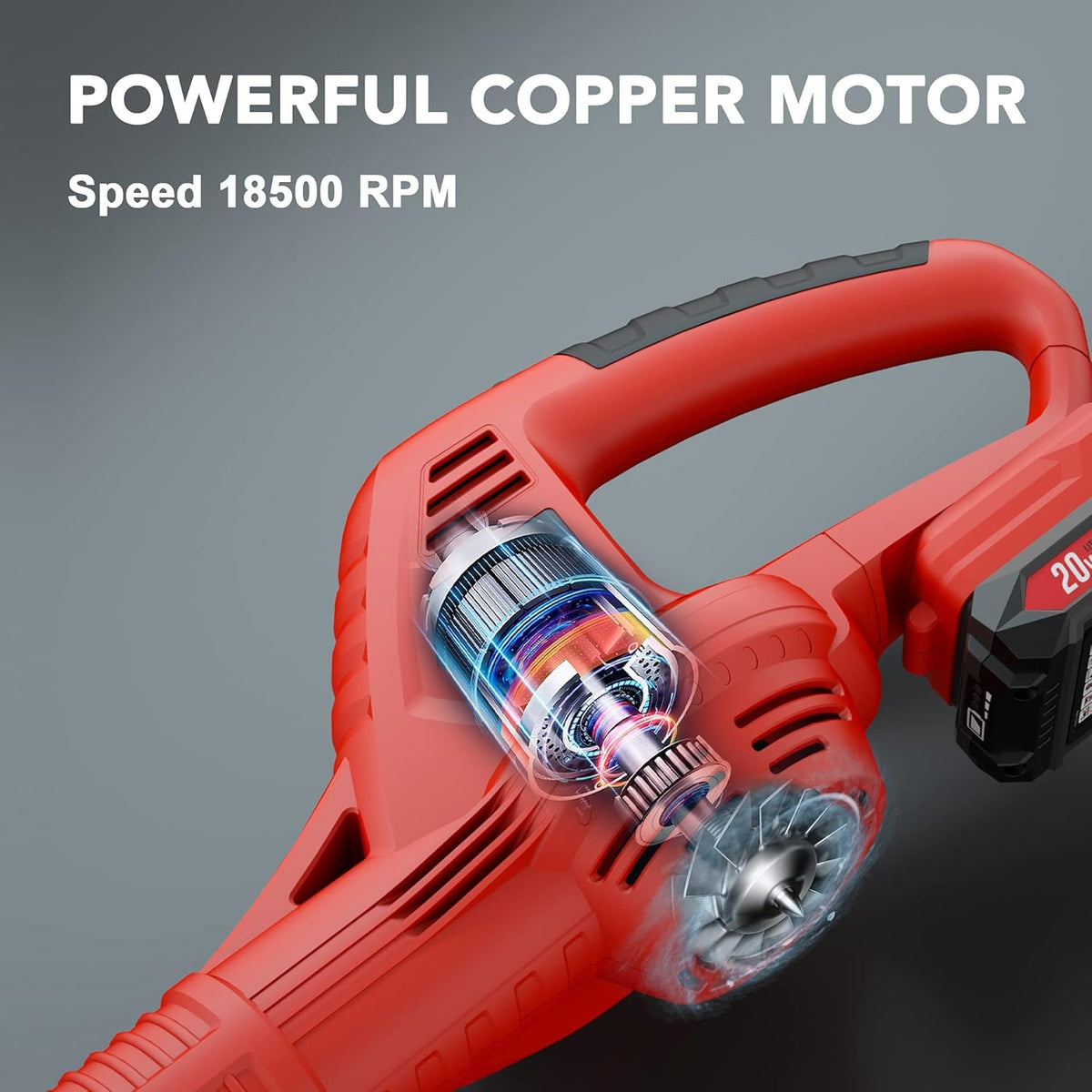 20V Cordless Leaf Blower with 2.0Ah Battery and Fast Charger, 150mph, Pack of 2 W880189