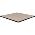 Beige Grey Square Laminate Table Top P922523