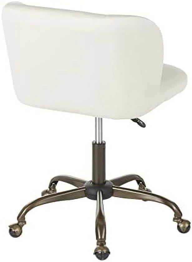 Cream Velvet Task Chair R31693