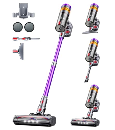Cordless Vacuum Cleaner, 550W 48Kpa 70 Mins Stick Vacuum with Touch Screen Q65549