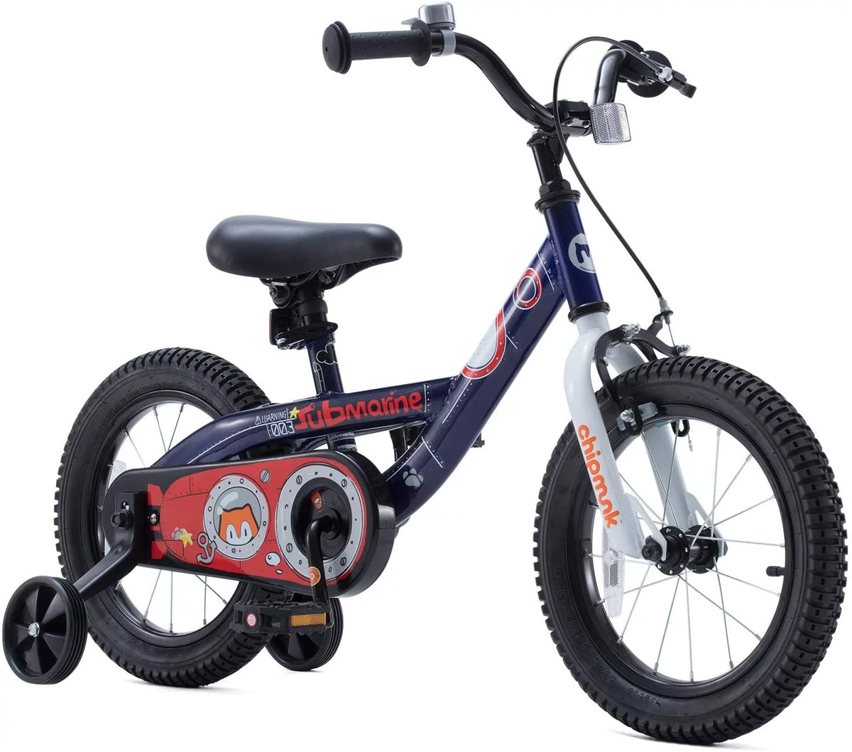 18 In Blue Steel Bike with Kickstand B590565