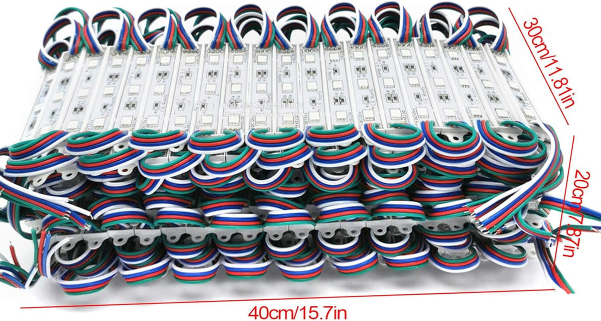 200Pcs Waterproof RGB LED Module Light S19734