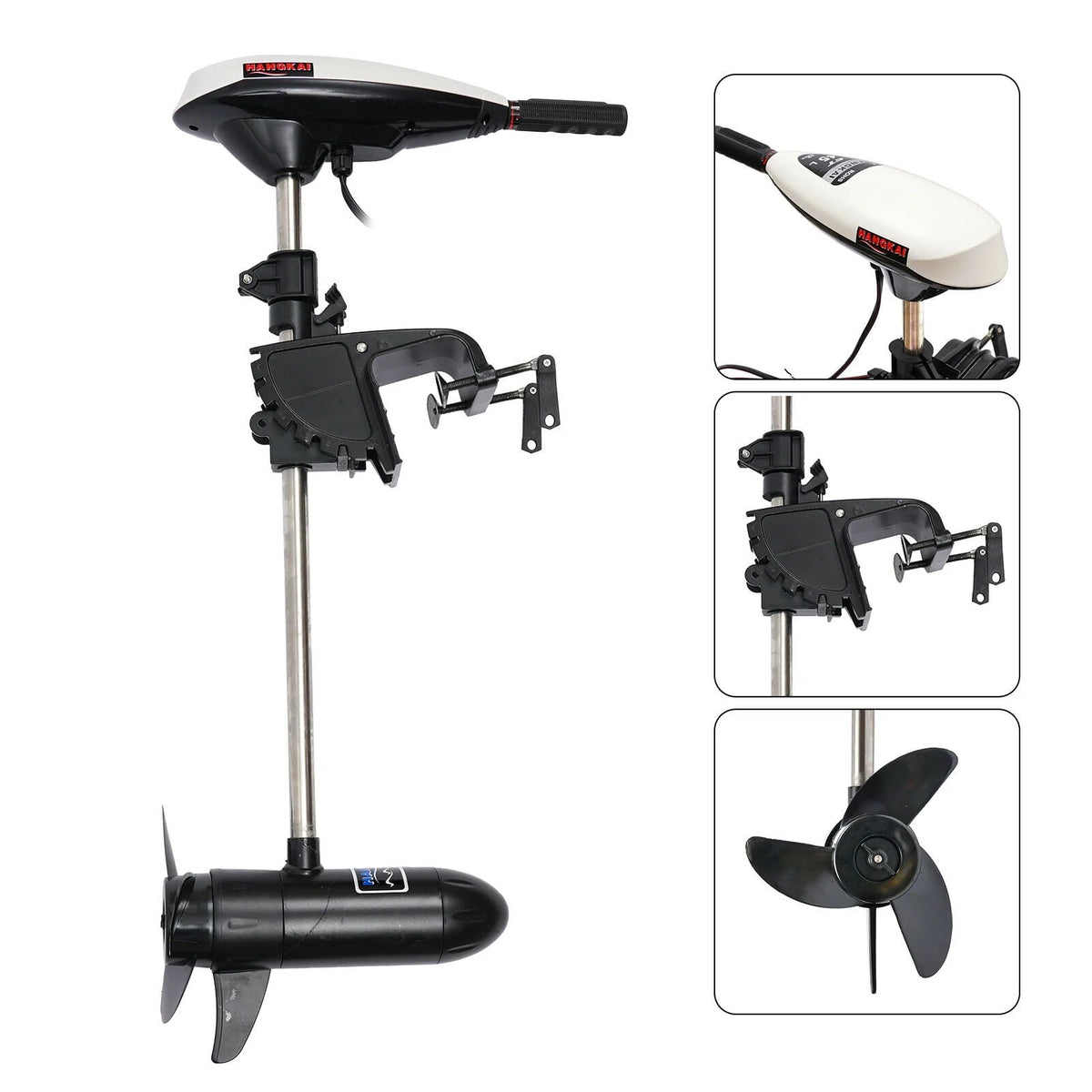 12V Telescopic Electric Outboard Motor 552W 45LBS W952175