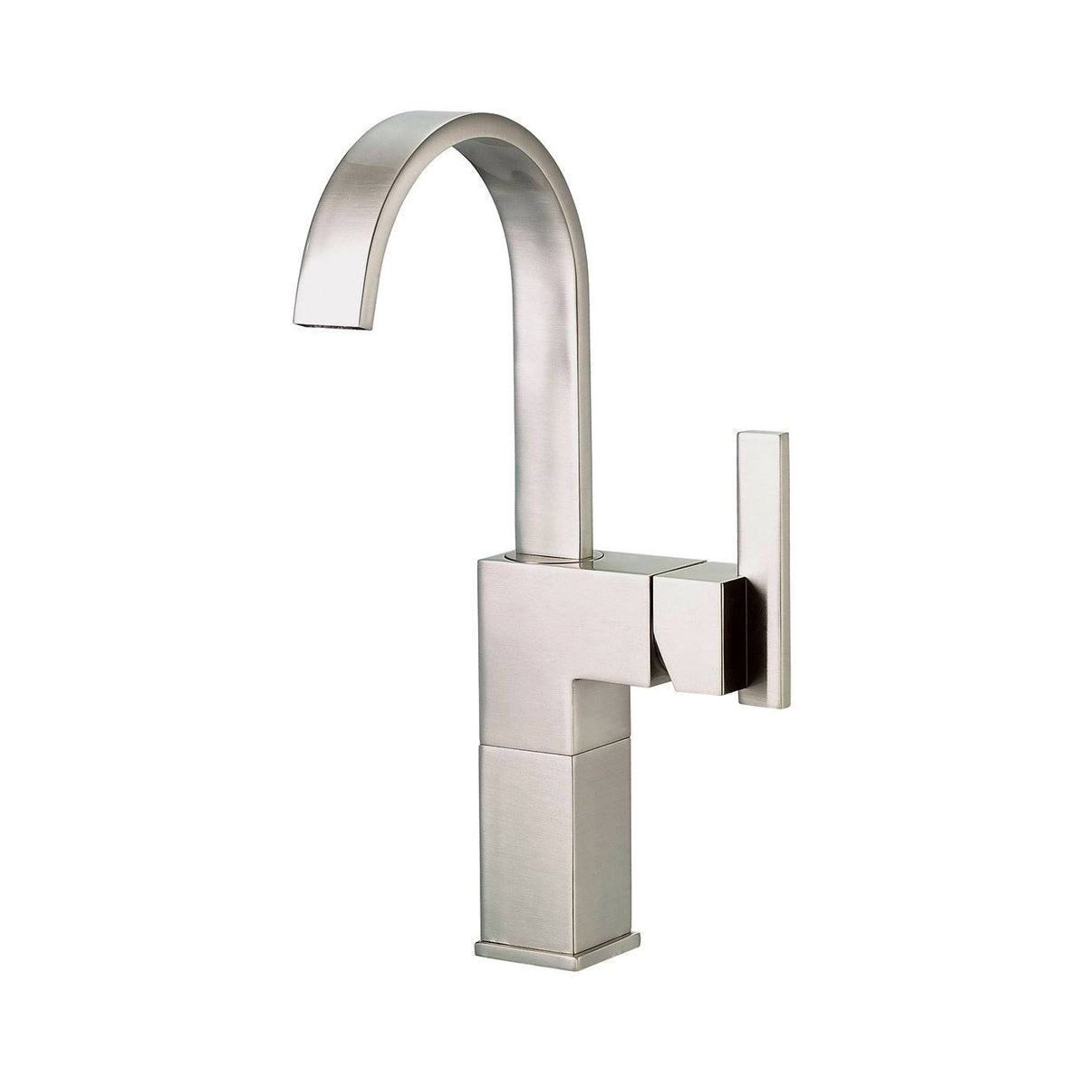 Brushed Nickel Single Hole Vessel Faucet A8857