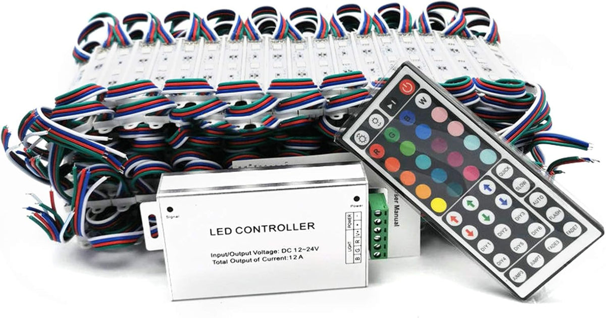 200Pcs Waterproof RGB LED Module Light S19734